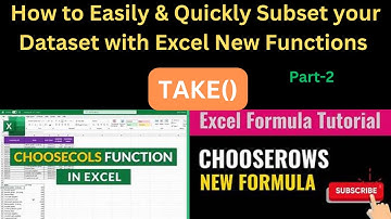 Simplify Subset Selections with Excel