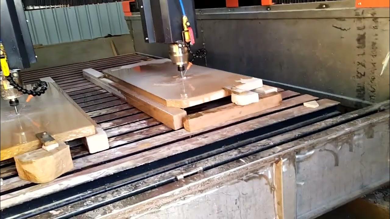 double head servo stone cnc YouTube