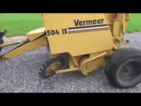 Vermeer 504 IS Round Baler 540 PTO Twine Hydraulic Tie Works