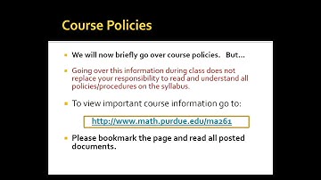 MA 261   Calculus III   Multivariate Calculus   Lecture 01