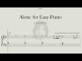 Alone - Easy-Piano Version