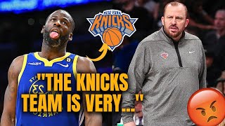 🔥SEE NOW! 😱DRAYMOND GREEN BRUTALLY CRITICIZES O KNICKS! GOLDEN STATE WARRIORS NEWS