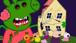 Zombie Apocalypse, Zombies Appear At Peppa Pig House🧟‍♀️ | Peppa Pig Funny Animation