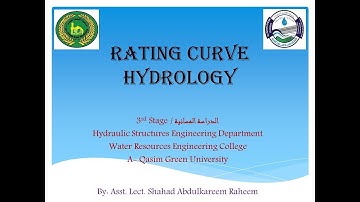 Hydrology - Rating Curve
