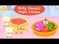 Baby pandas magic kitchen  fish soup beef dumplings broccoli with shrimp rice balls  babybus