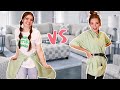 Who Wore It Better? (DAD CLOTHES Challenge) Sister VS Sister