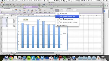How to add custom error bars to charts in Microsoft Excel