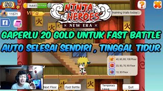 PAKE TRIK INI SENIOR NINJA TRIAL AUTO KELAR SENDIRI ,TINGGAL TIDUR PUN JADI ! - Ninja Heroes New Era screenshot 4