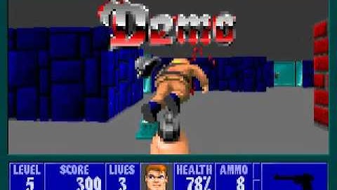 Wolfenstein 3D Shareware 1.0 - Demo Loop / Attract Mode / Ciclo de Demostración