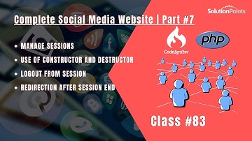 Complete Social Media Website Using Codeigniter | Part #7