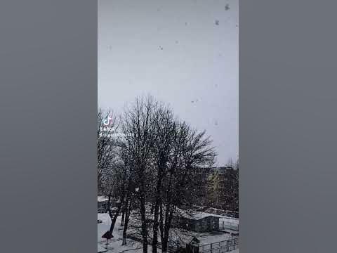 Зима вид из окна. - YouTube