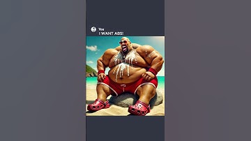 I Want Abs! (Ai Edition) 🍔 #ai #chatgpt #aiart