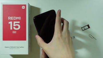 Redmi 15: Hoe een simkaart plaatsen