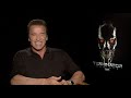 TERMINATOR GENISYS interviews - Schwarzenegger, Emilia Clarke (Khaleesi), Jai Courtney - Thrones