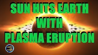 SUN ERUPTION HITS EARTH G1 STORM / MULTIPLE HOLES IN SUNS ATMOSPHERE FACING EARTH/