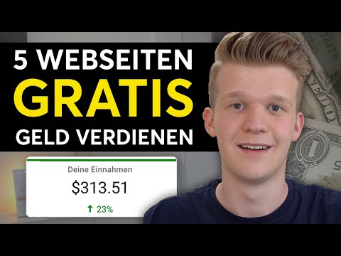 5 Webseiten, um kostenlos Online Geld zu verdienen… (Ohne Vorwissen)