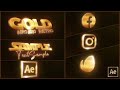 Gold Retro Logo Intro After Effects Template | Copied content Templates
