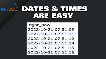 MySQL: CURRENT_DATE() & CURRENT_TIME()