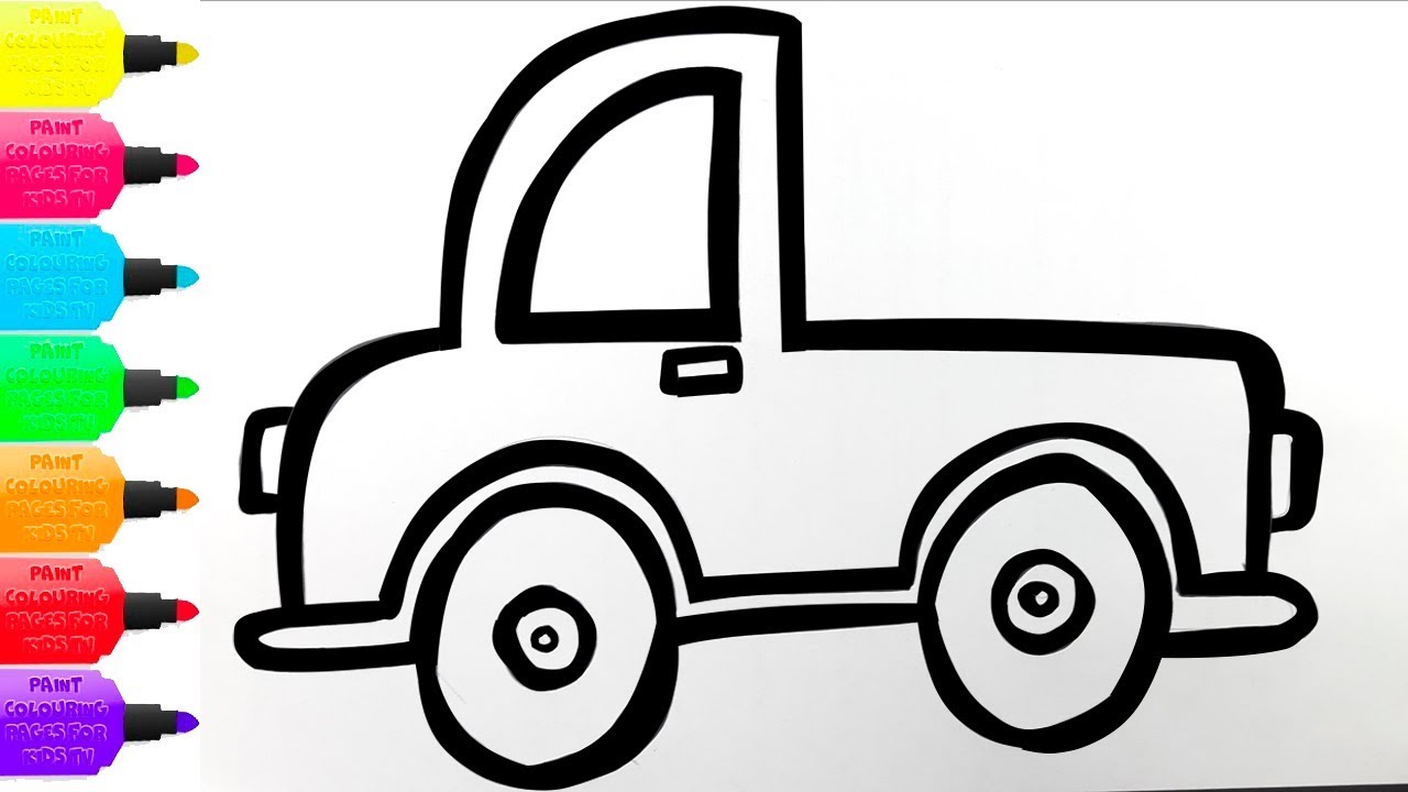 Como dibujar y pintar un carrito - Dibujos para niños - Toc Toc Art ...