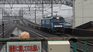 2019/05/21 【貨車配給】 JR貨物 配6794レ EH200-22 西浦和駅 | JR Freight: Container Cars at Nishi-Urawa