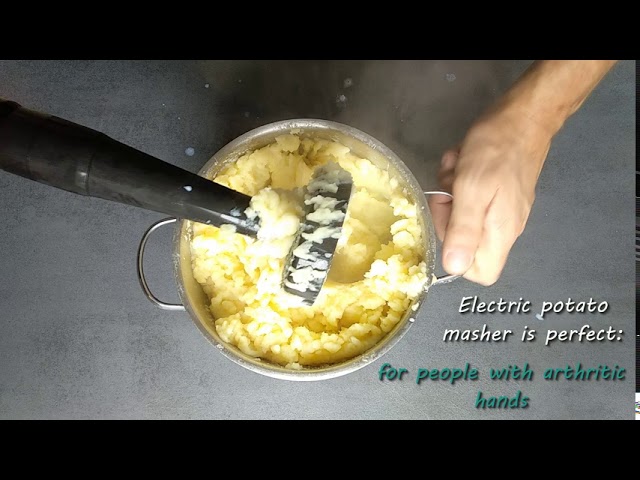 How to use best electric potato masher, Fluffiest Mashed Potatoes in  seconds 