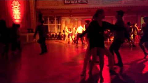 Edwin(Holland) and Natasha(Houston) social dancing