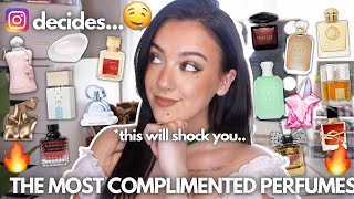 🤤😍THE TOP MOST COMPLIMENTED PERFUMES ACCORDING TO YOU...2024 EDITION!🤤😍