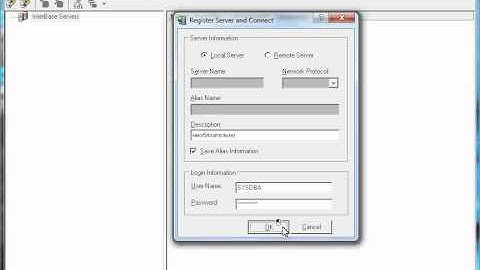 Подключение к серверу Interbase