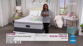 Beautyrest Plush Pillowtop Twin Mattress