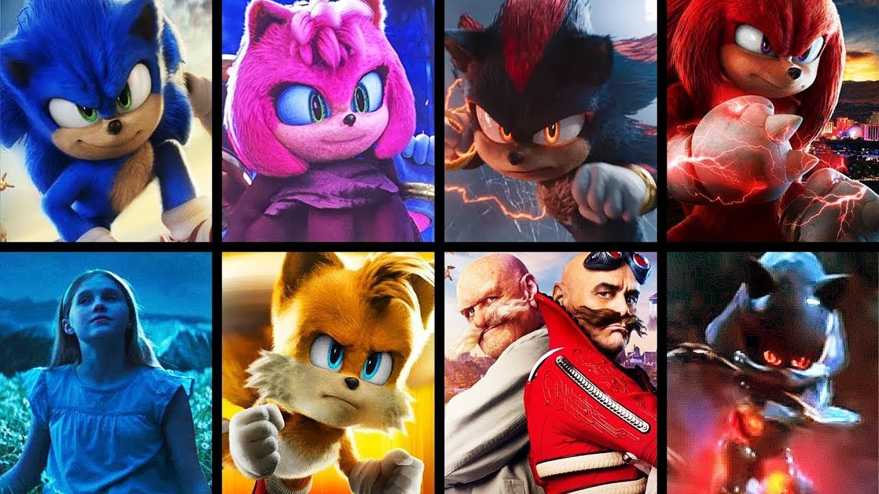 Соник Ёж 4 - Все персонажи [HD]