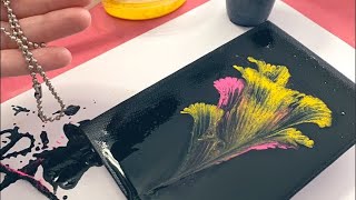 Trying Chain Pull Fluid Art!