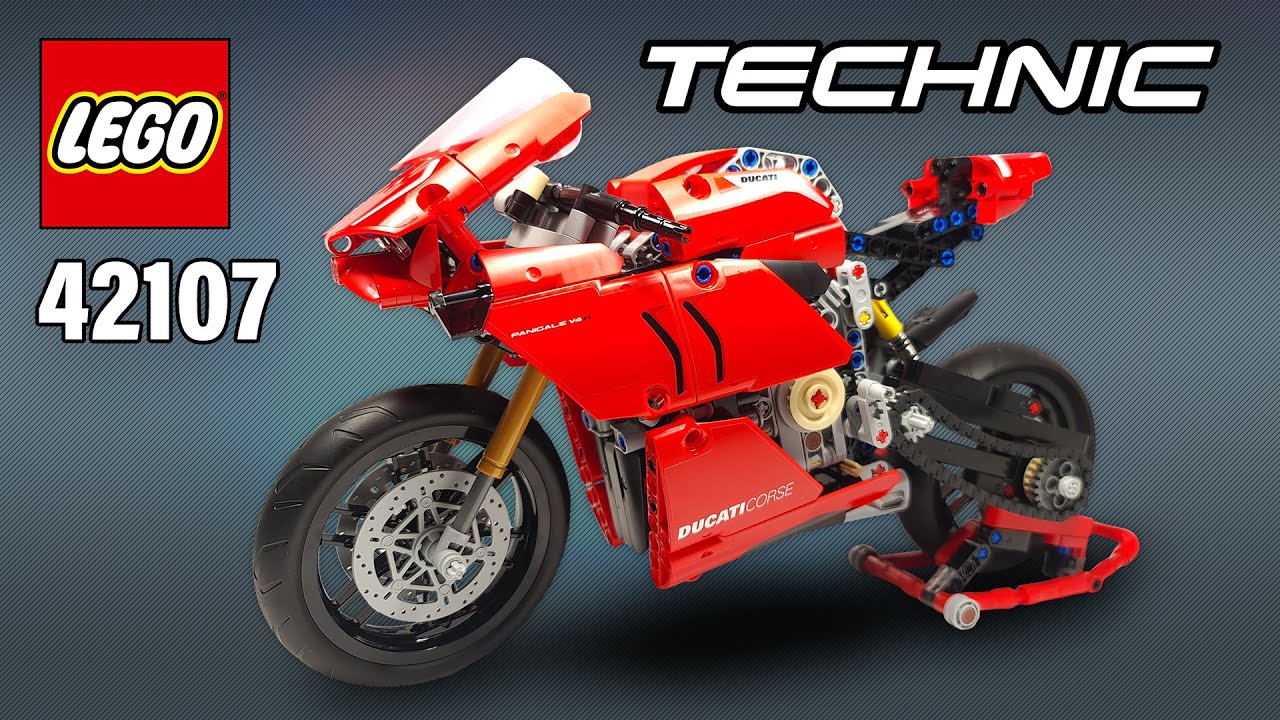 LEGO® Technic™ Ducati Panigale V4 R [42107](646 pcs) Building Instructions