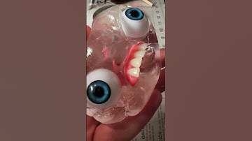 Clear hair blob 👁️ 👄 👁️ #weird #blob #hair