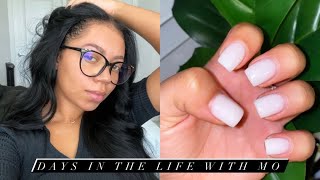 DAYS IN THE LIFE WITH MO | Searching For a 2nd Job, New Nails, Shopping Haul in Target, TJ Max,Ross