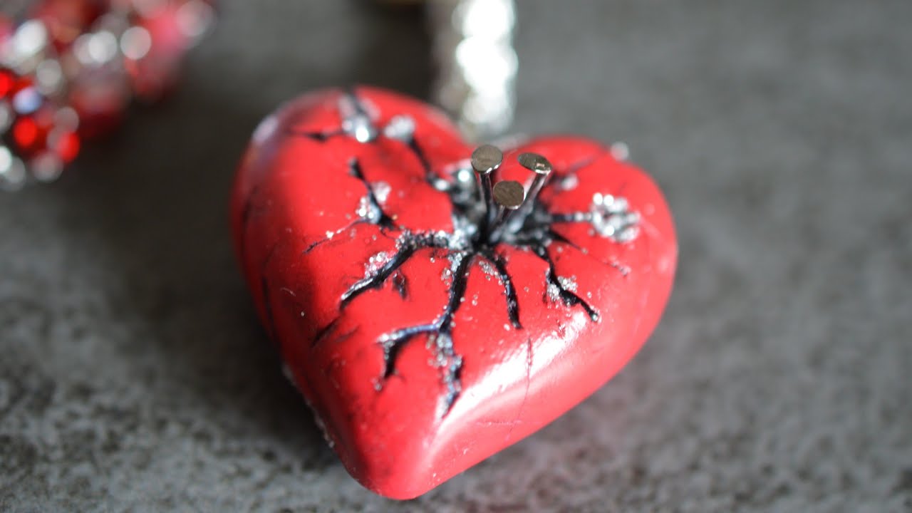 My Broken Heart Polymer Clay Tutorial - YouTube