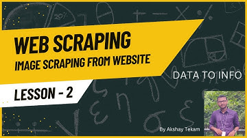How to scrap an image from website | Beautifulsoup | Web Scraping | Data To Info