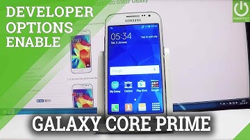 Developer Options SAMSUNG Galaxy Core Prime - Allow USB Debugging