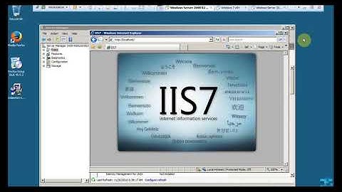 Cài đặt và publish website qua TMG