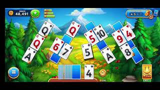 Solitaire Golden prairies Game play Level 51 to 99 screenshot 3