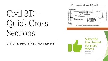 Civil 3D - Quick Cross Sections