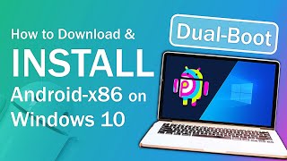 easy install android-x86-9.0-r2 on pc with windows 10 dual boot