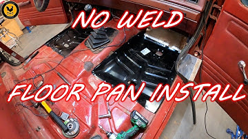 New Floor Pans save the $500 Ranger. Weld Free Rust repair.