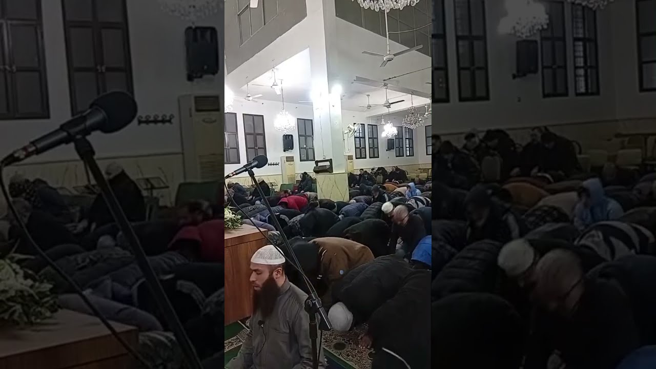 صلاة العشاء. 