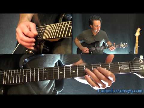 Guns N' Roses - Welcome to the Jungle Guitar Lesson - Part 2 guitar lesson video