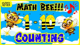 Math Bee 🐝 - Learn Counting 1-10 for Kids | Preschool & Kindergarten