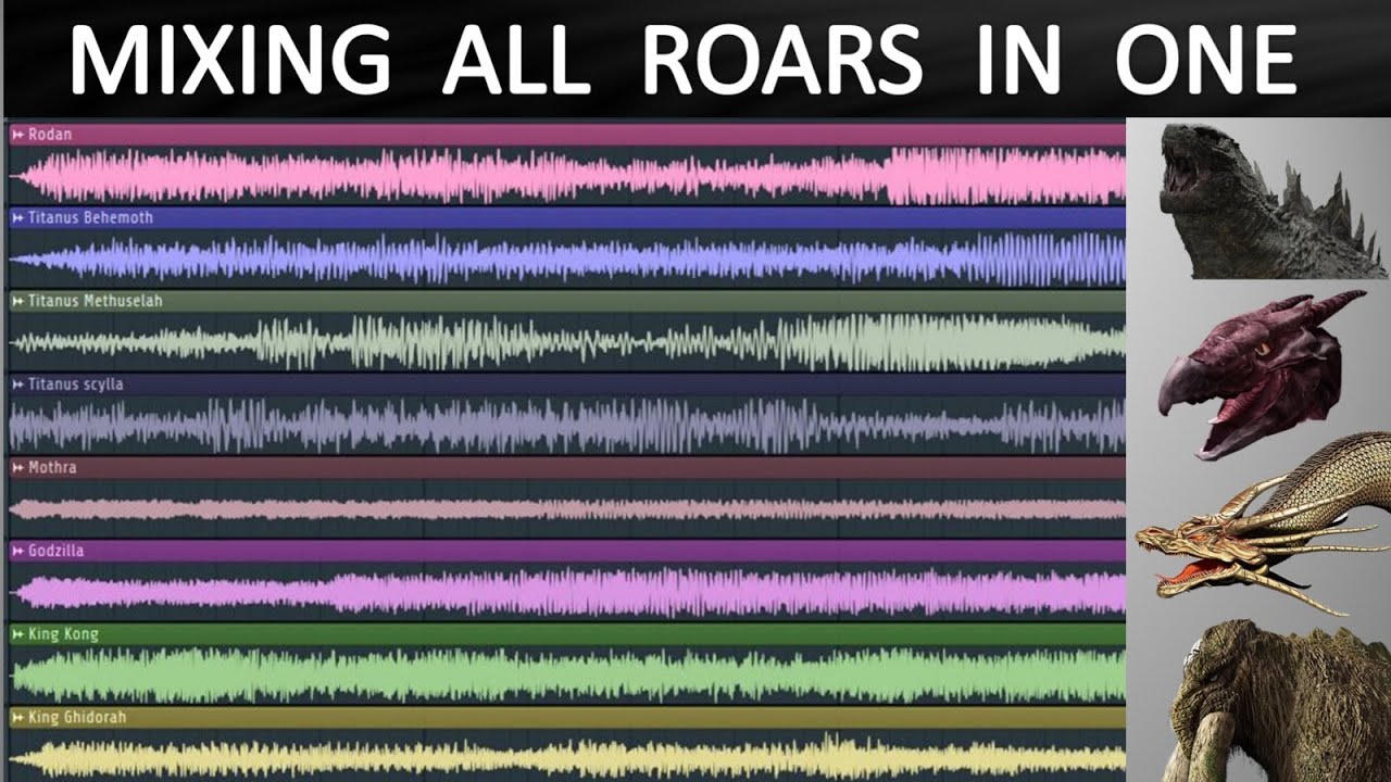 Mixing ALL Monsterverse Roars in One