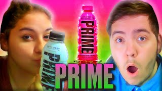 WE TRIED ALL NEW KSI \& LOGAN PAUL PRIME PRODUCTS!