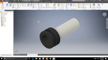 how to apply material to a part - inventor 2018 tutorial
