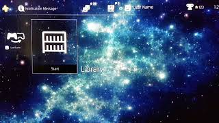 Blue Nebula Galaxy Dynamic Theme Ps4 Design