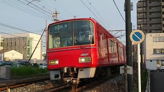【方向幕車の重連！】名鉄3704F+3528F 1811レ急行岐阜 鳴海～本星崎